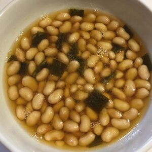 大豆と昆布の煮物